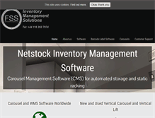 Tablet Screenshot of netstock.co.uk